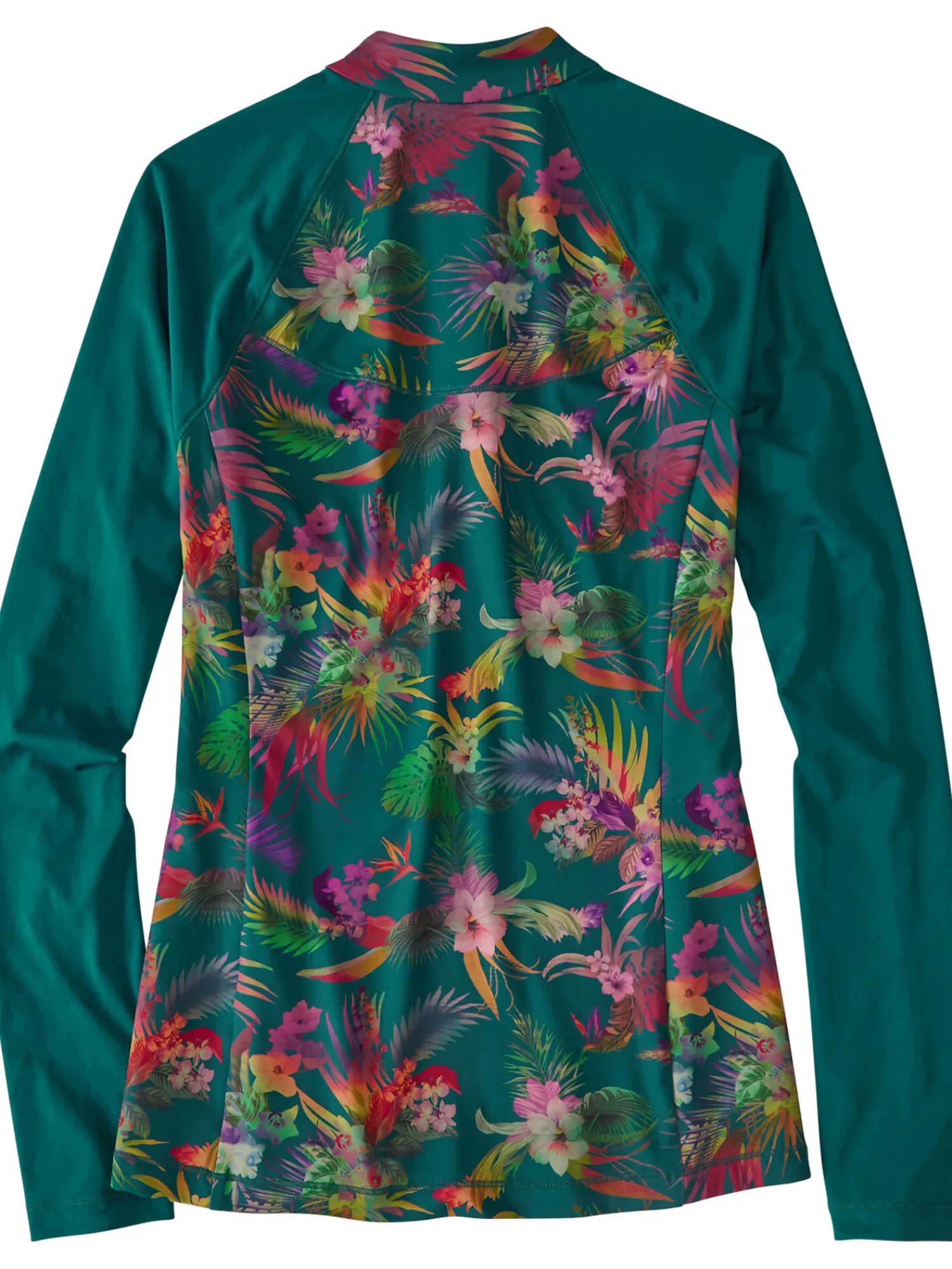 Women Title Nine Rash Guards, Sun Shirts & Swim Shirts>Sunbuster 1/4 Zip Long Sleeve Sun Shirt - Molokai