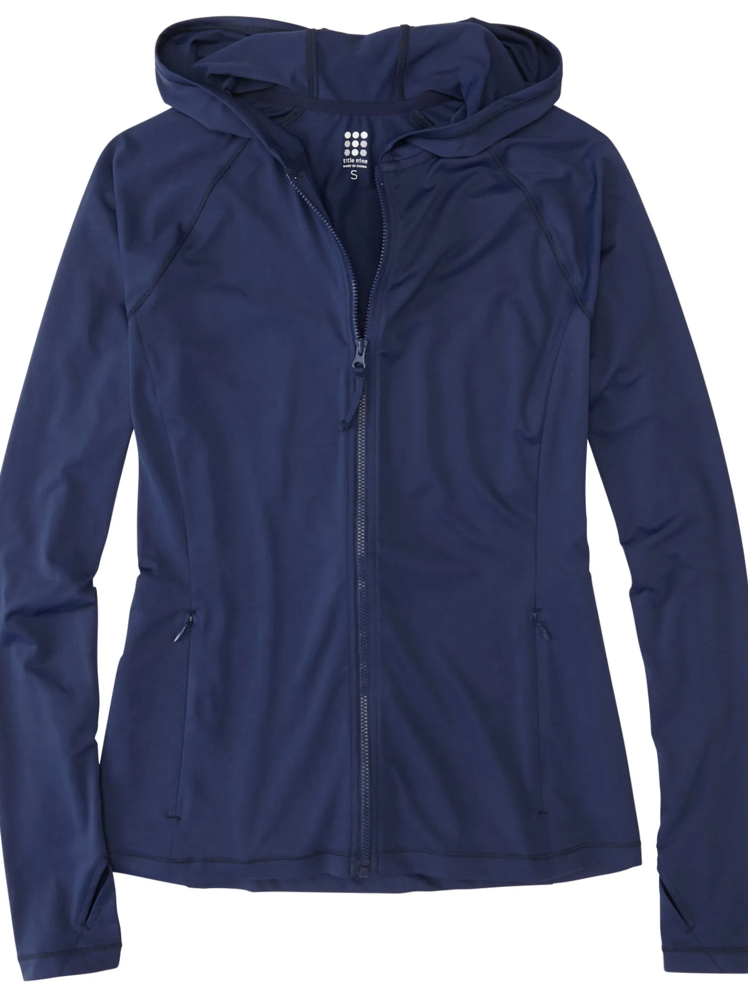Women Title Nine Swim Cover Ups>Sunbuster Full Zip Hoodie - Solid