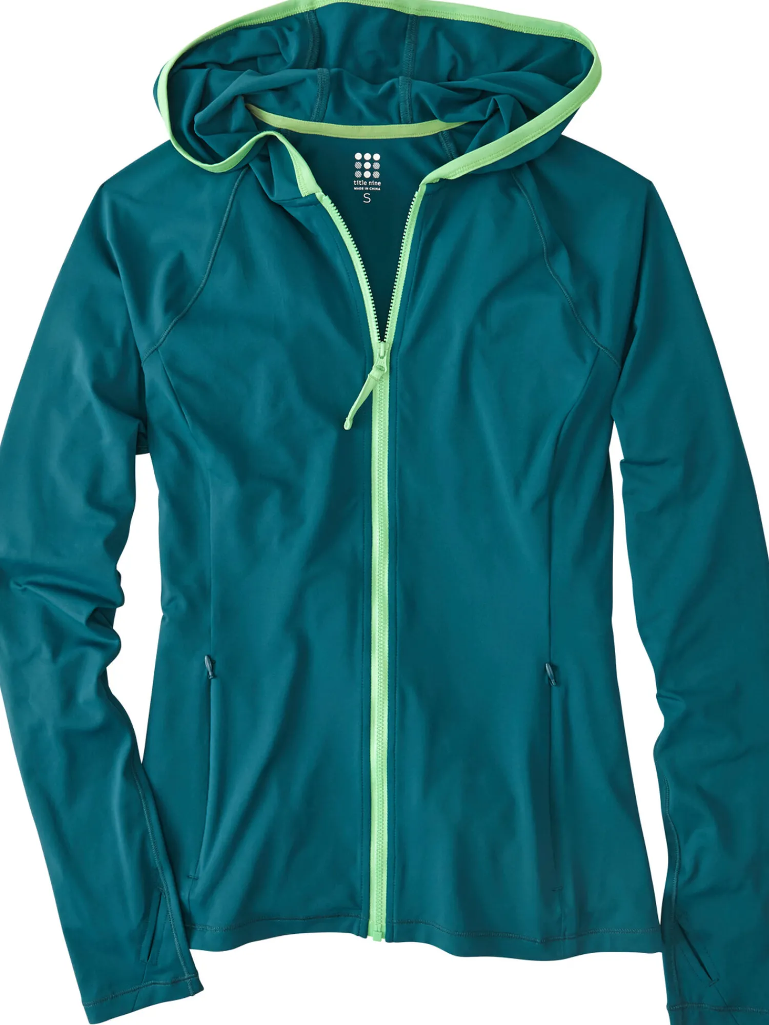 Women Title Nine Swim Cover Ups>Sunbuster Full Zip Hoodie - Solid