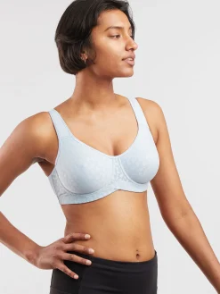 Women Title Nine Sports Bras>Super Lace 2.0 Underwire Bra - Cloud