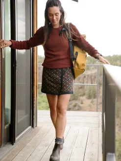 Women Title Nine Skirts>That's A Wrap Skirt - Houndstooth