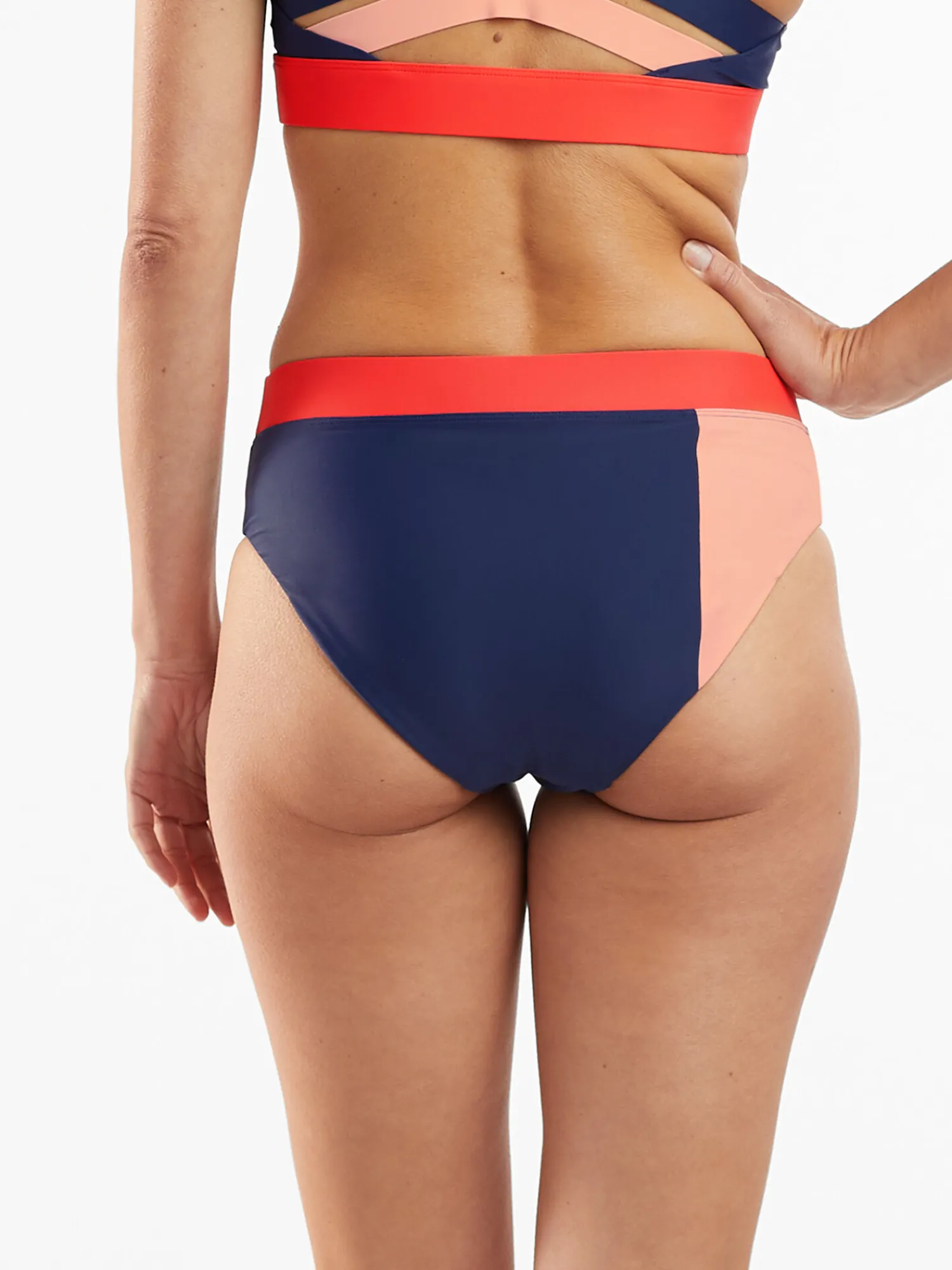 Women Title Nine Bikini Bottoms>Tideturn High Waisted Bikini Bottom