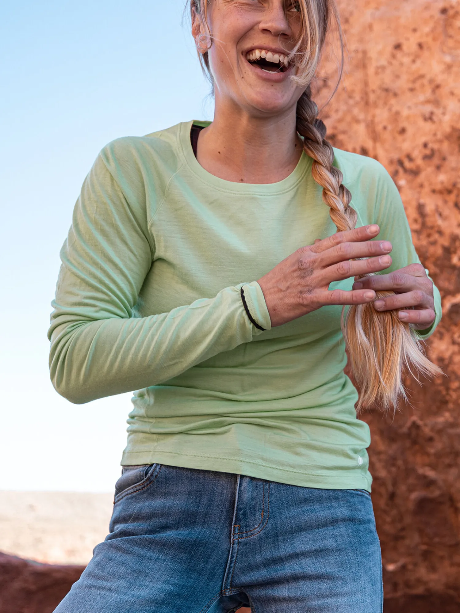 Women Title Nine Long Sleeve Tops>Wonder Woman Lightweight Long Sleeve Top