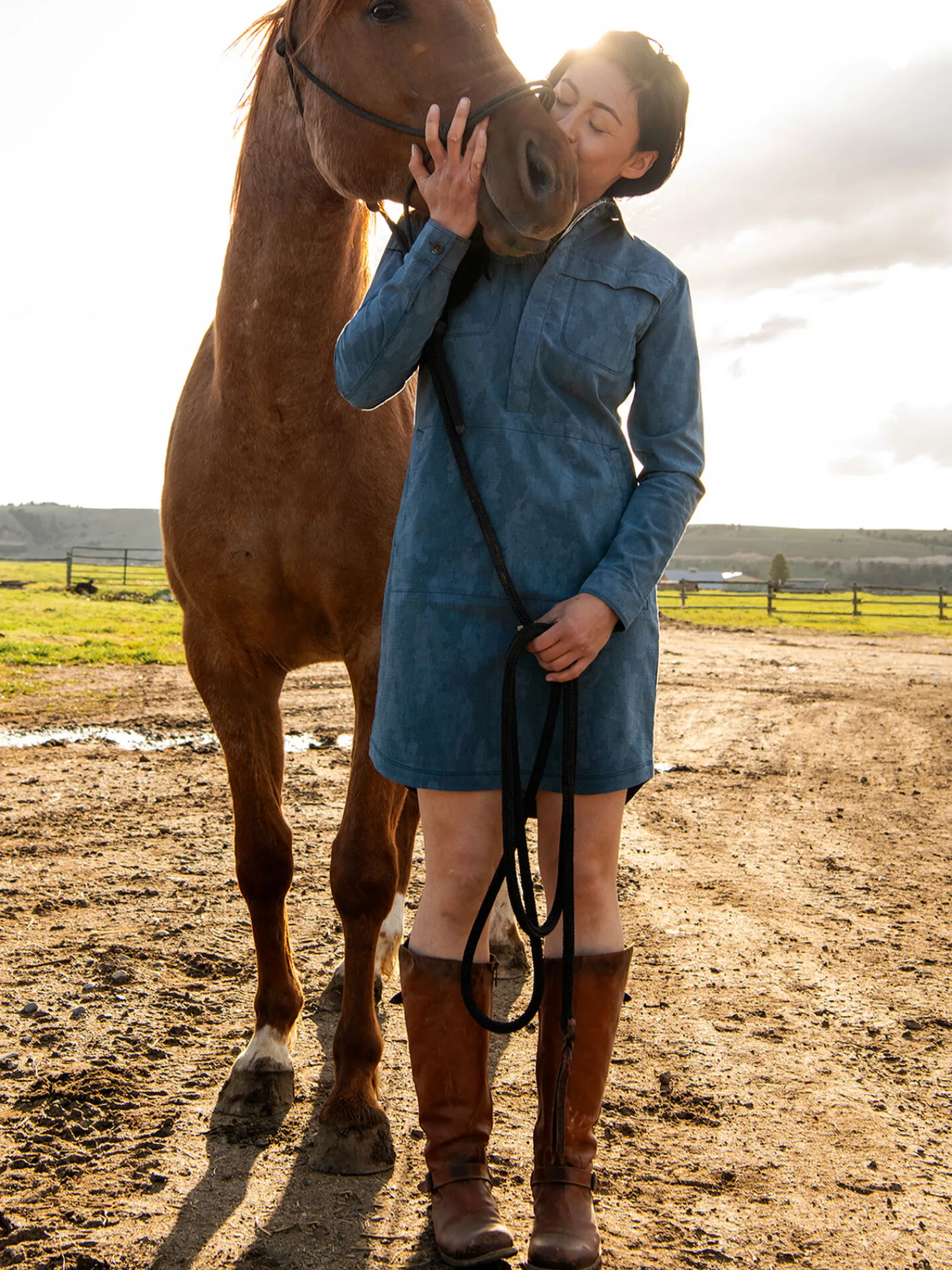 Women Title Nine Dresses>Wren Utility Shirt Dress - Miku