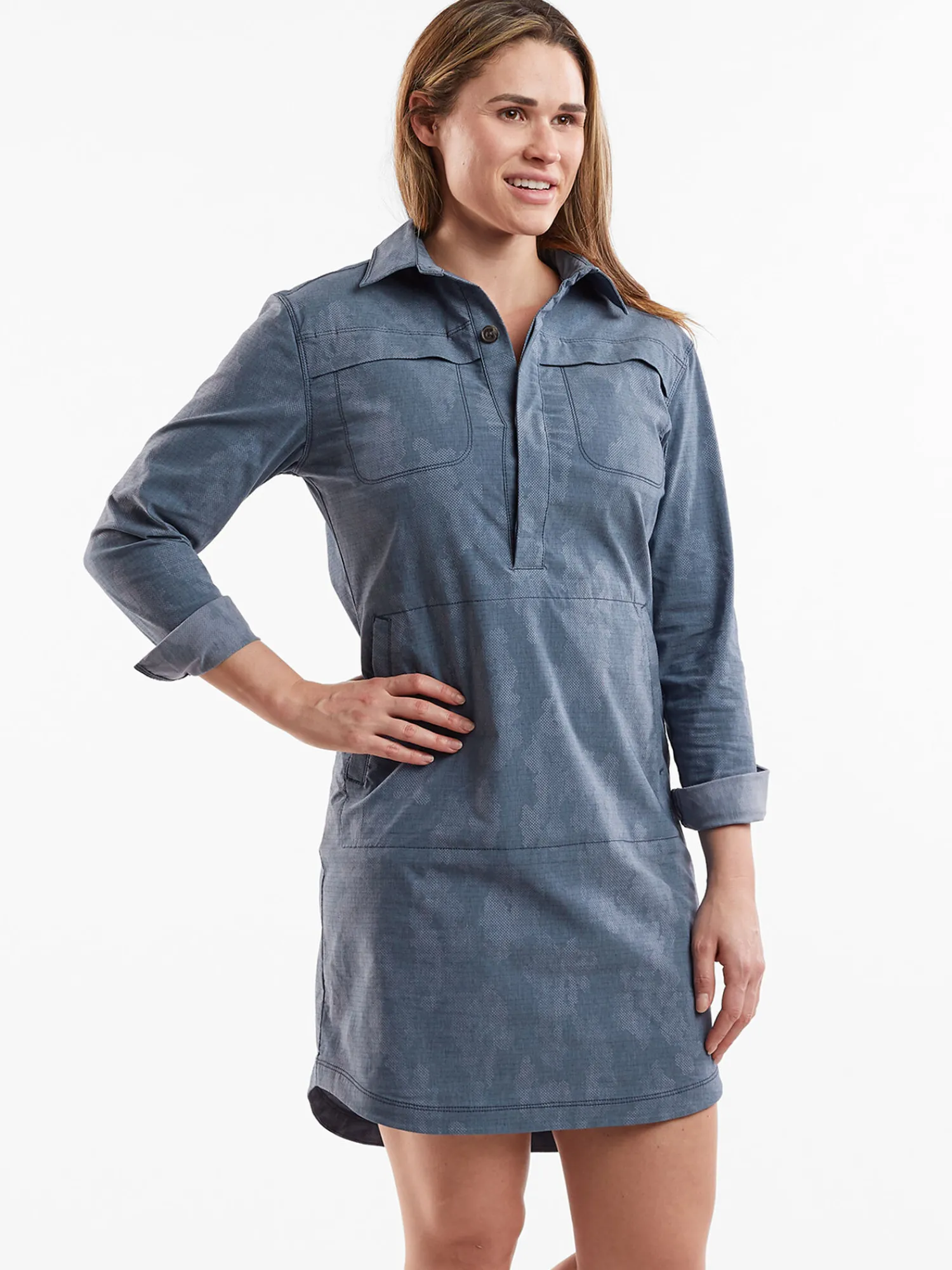 Women Title Nine Dresses>Wren Utility Shirt Dress - Miku